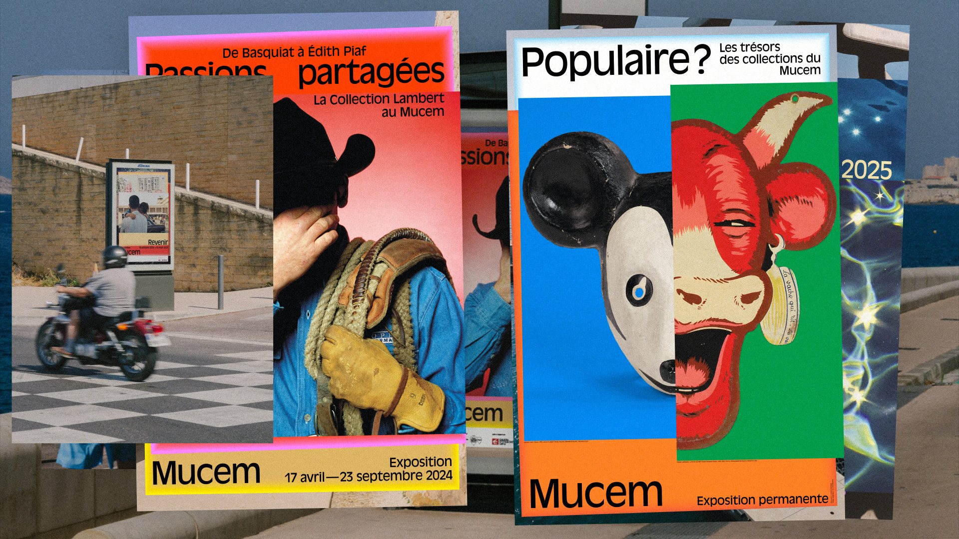 Mucem — composition d’affiches d’exposition, vue 06 — Les Graphiquants